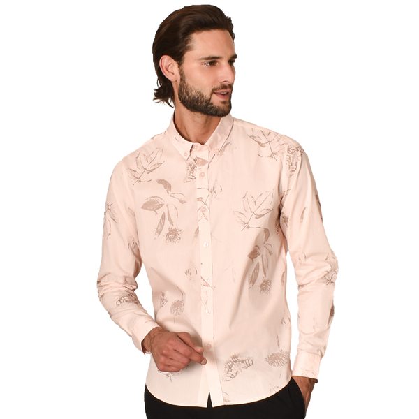 Camisa Generra Manga Larga Estampado Floral 218200