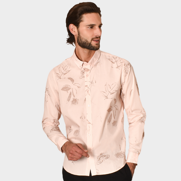 Camisa Generra Manga Larga Estampado Floral 218200