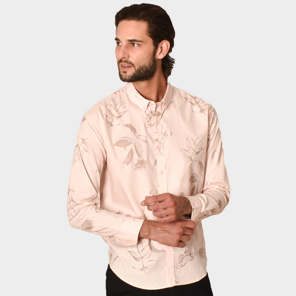 Camisa Generra Manga Larga Estampado Floral 218200