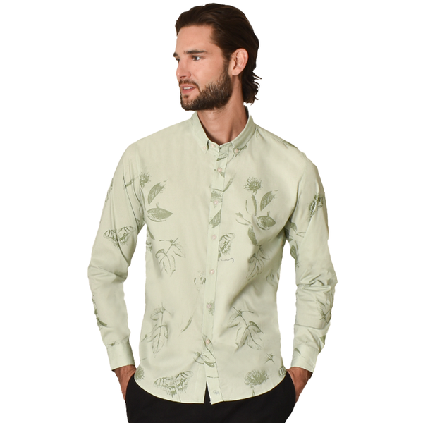 Camisa Generra Manga Larga Estampado Floral 218200