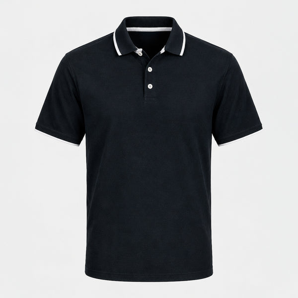 Playera Tipo Polo Generra Con Contraste en Cuello 228704