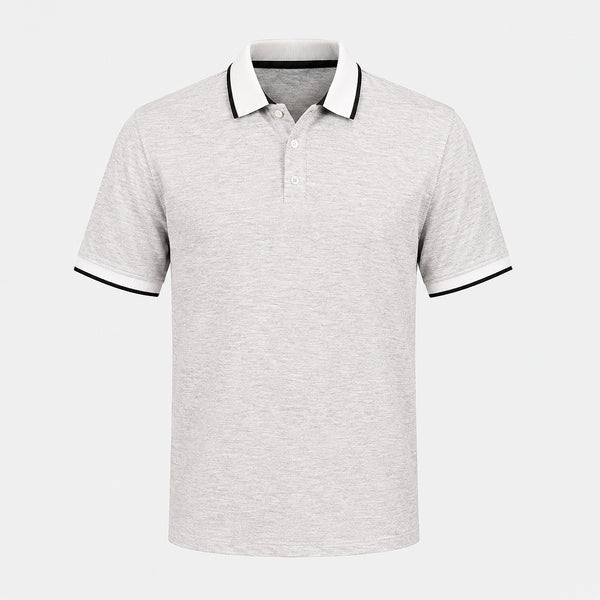 Playera Tipo Polo Generra Con Contraste en Cuello 228704