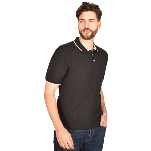 Playera Tipo Polo Generra Con Contraste en Cuello 228704