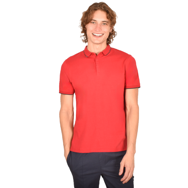 Playera Tipo Polo Generra Con Contraste en Cuello 228705