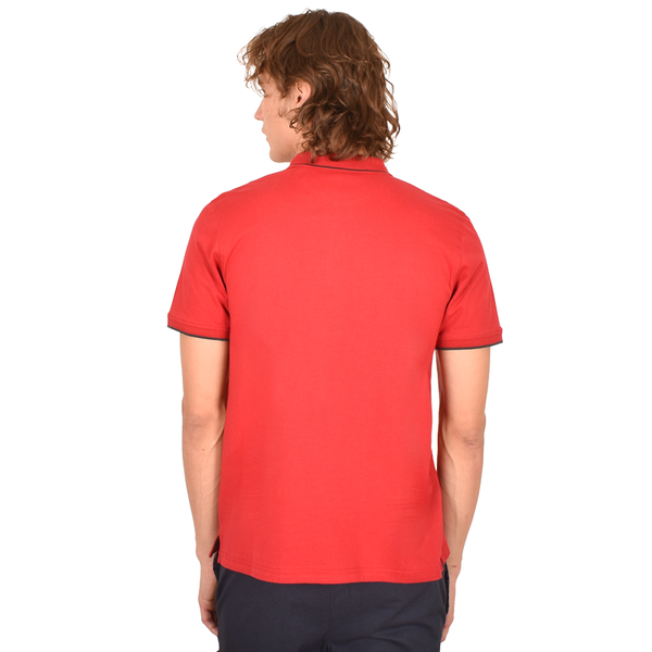 Playera Tipo Polo Generra Con Contraste en Cuello 228705