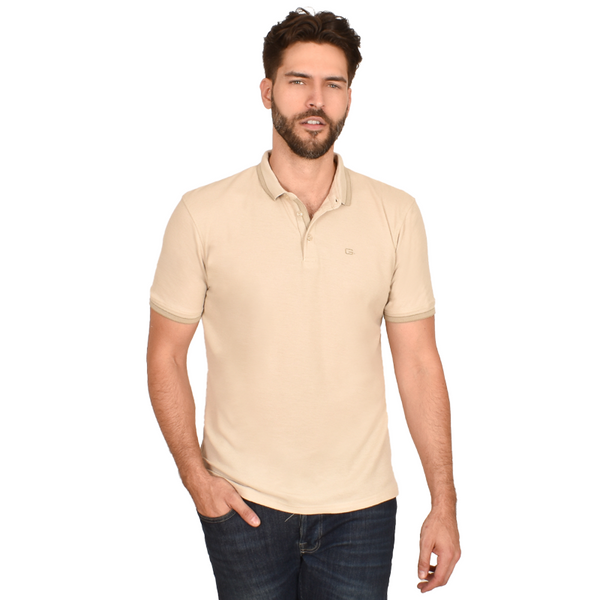 Playera Tipo Polo Generra Con Contraste en Cuello 228706