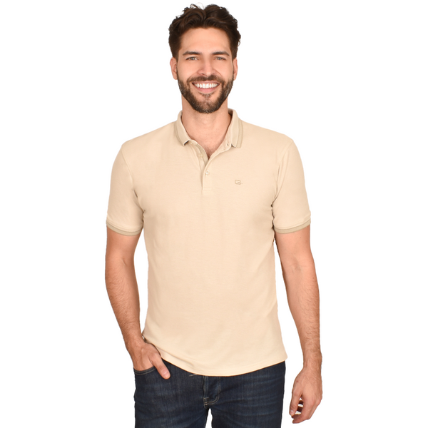 Playera Tipo Polo Generra Con Contraste en Cuello 228706