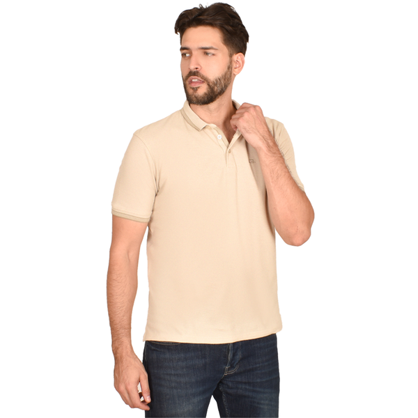 Playera Tipo Polo Generra Con Contraste en Cuello 228706