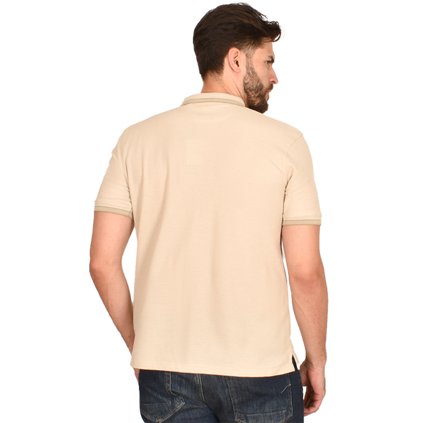 Playera Tipo Polo Generra Con Contraste en Cuello 228706