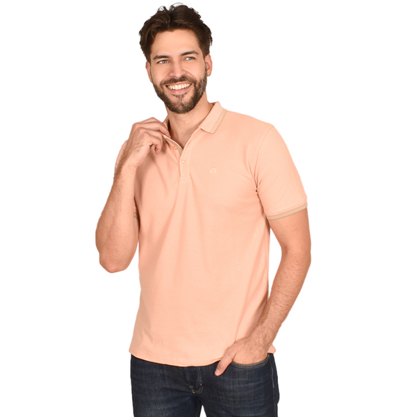 Playera Tipo Polo Generra Con Contraste en Cuello 228706