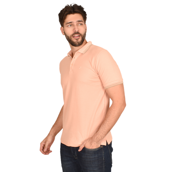 Playera Tipo Polo Generra Con Contraste en Cuello 228706