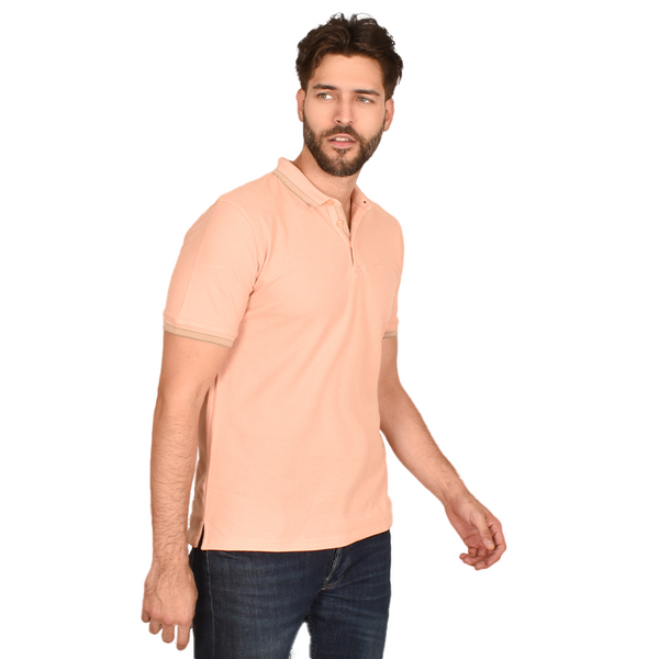 Playera Tipo Polo Generra Con Contraste en Cuello 228706