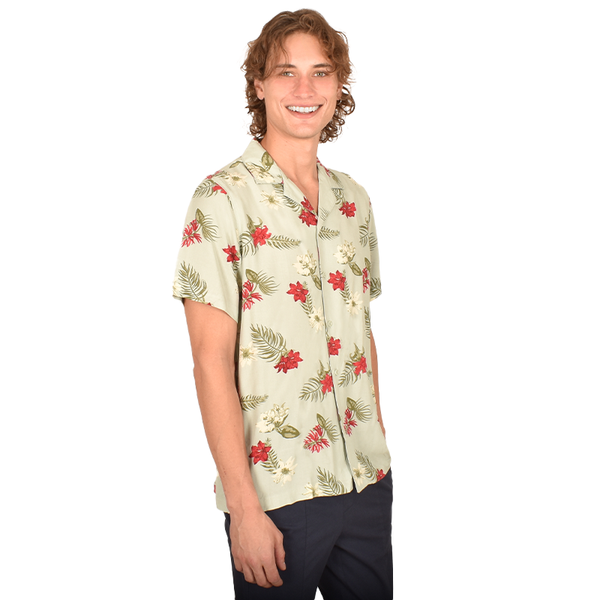 Camisa Generra Manga Corta Estampado Floral 318103