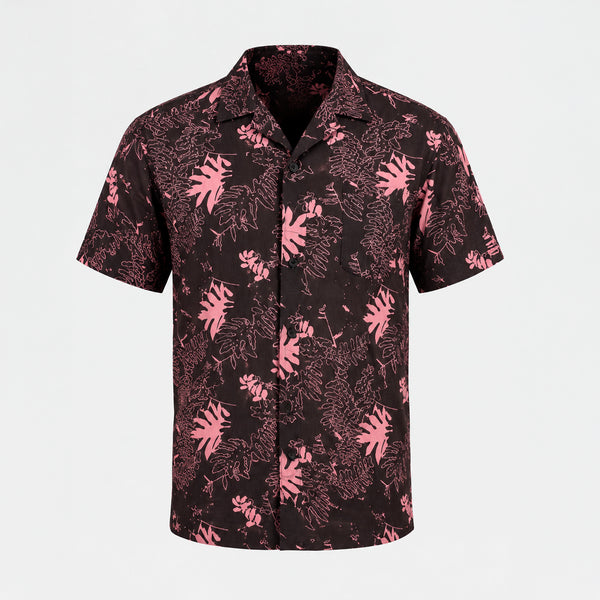 Camisa Generra Manga Corta Con Estampado Floral 318105