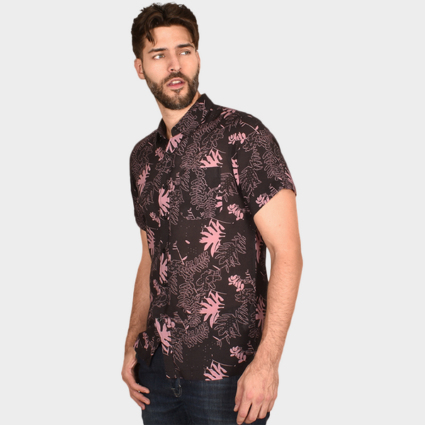 Camisa Generra Manga Corta Con Estampado Floral 318105