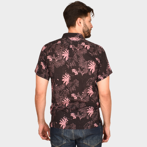 Camisa Generra Manga Corta Con Estampado Floral 318105