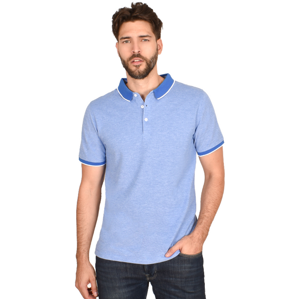 Playera Tipo Polo Generra Con Contraste en Cuello 318703