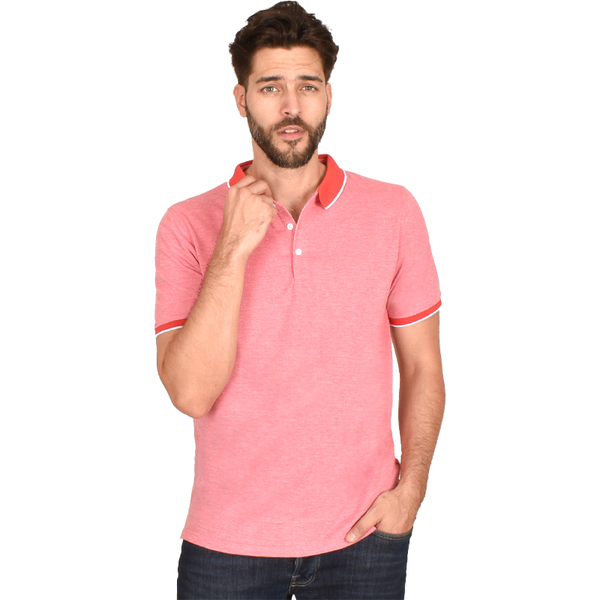 Playera Tipo Polo Generra Con Contraste en Cuello 318703