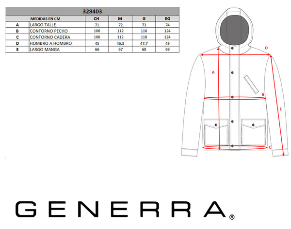 Chamarra Tipo Cazadora Generra 328403