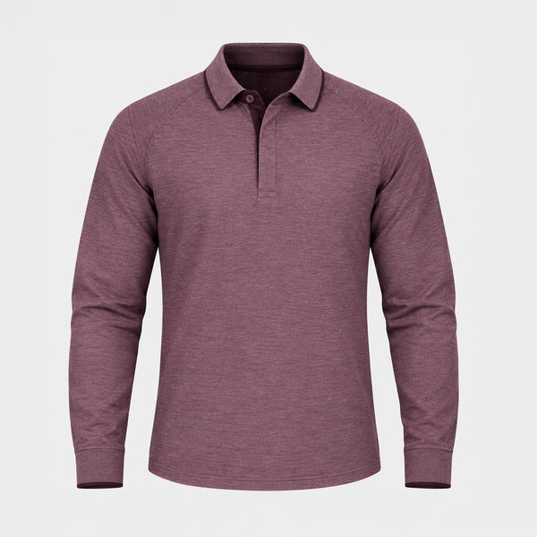 Playera Tipo Polo Generra Manga Larga 328901