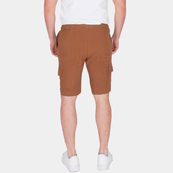 Bermuda Hombre Regular Fit | Pretina Elástica y Bolsillos Cargo
