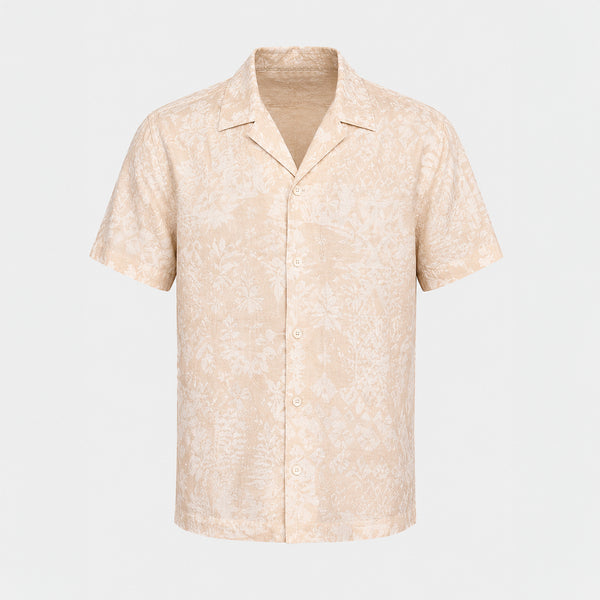 Camisa Generra Manga Corta Con Estampado Floral CC-418100