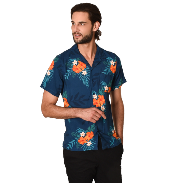 Camisa Generra Manga Corta Con Estampado Floral CC-418107