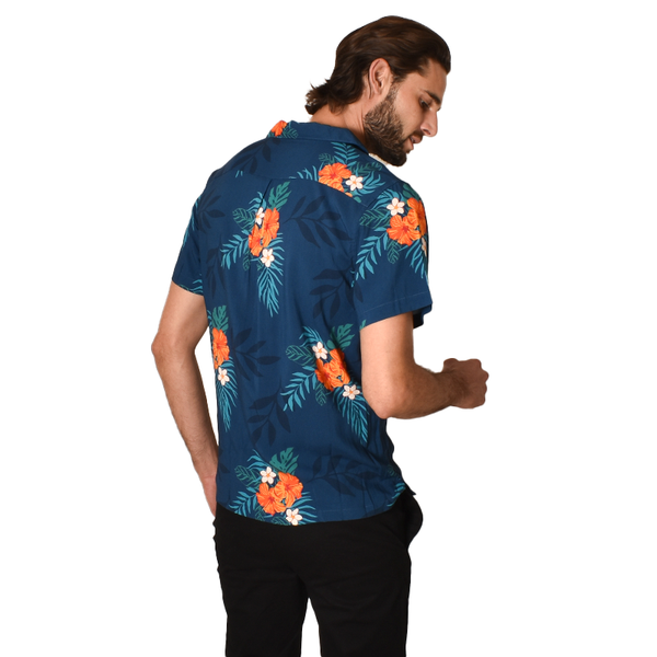 Camisa Generra Manga Corta Con Estampado Floral CC-418107