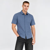 Camisa Hombre Regular Fit | Sin Costuras Tejido Libre de Arrugas