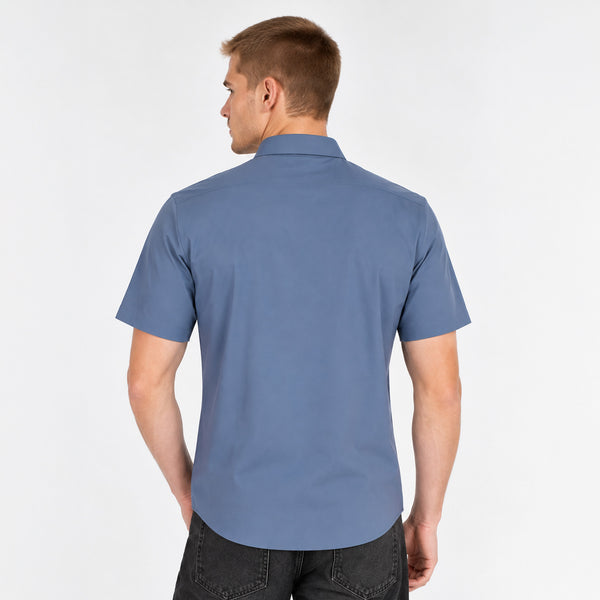 Camisa Hombre Regular Fit | Sin Costuras Tejido Libre de Arrugas