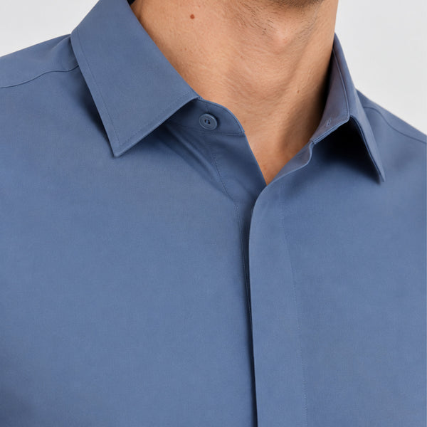 Camisa Hombre Regular Fit | Sin Costuras Tejido Libre de Arrugas