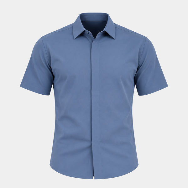 Camisa Hombre Regular Fit | Sin Costuras Tejido Libre de Arrugas