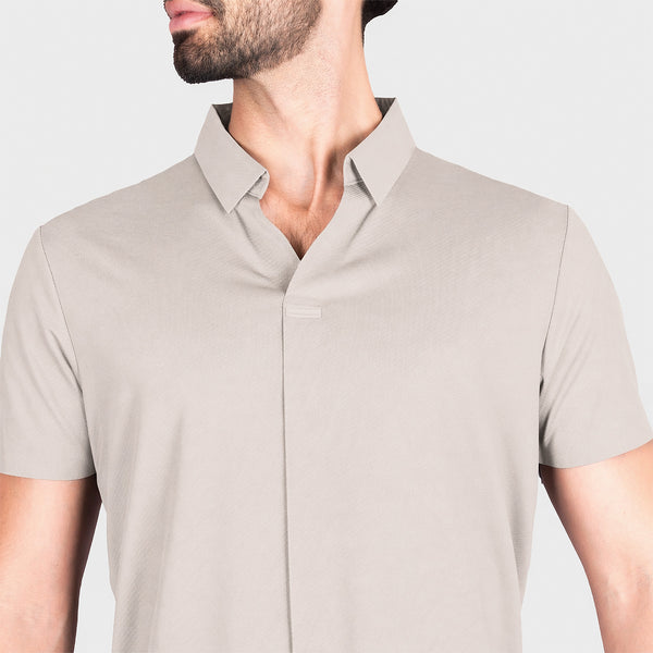 Camisa Manga Corta con Aletilla Simulada