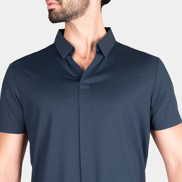 Camisa Manga Corta con Aletilla Simulada
