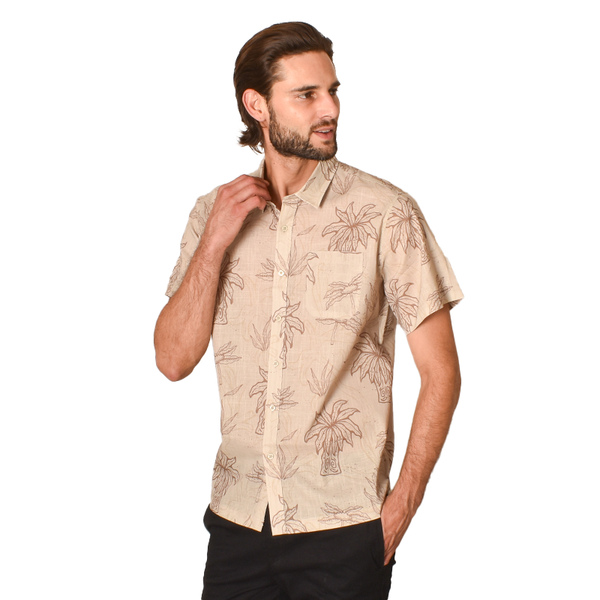 Camisa Generra Manga Corta Estampado Floral 318104