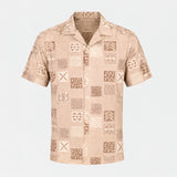 Camisa Generra Manga Corta Con Estampado Abstracto CC-418102