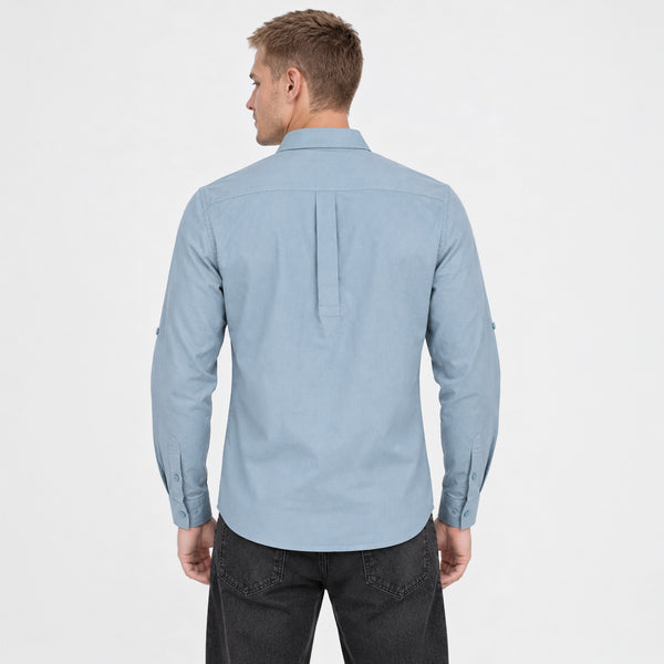 Camisa Hombre Regular Fit | Manga Larga con Elevador