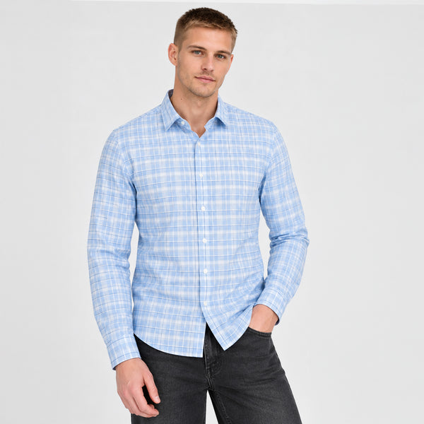 Camisa Hombre Regular Fit | Estampada a Cuadros