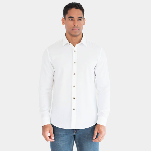 Camisa de Manga Larga con Botones Carey