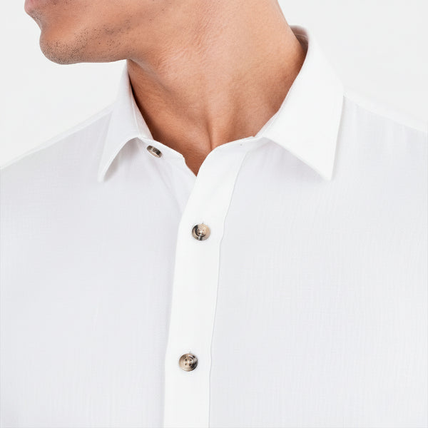 Camisa de Manga Larga con Botones Carey