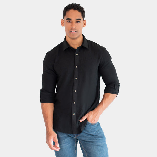 Camisa de Manga Larga con Botones Carey