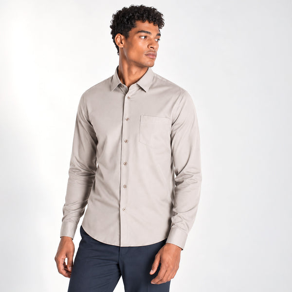Camisa Stretch Manga Larga