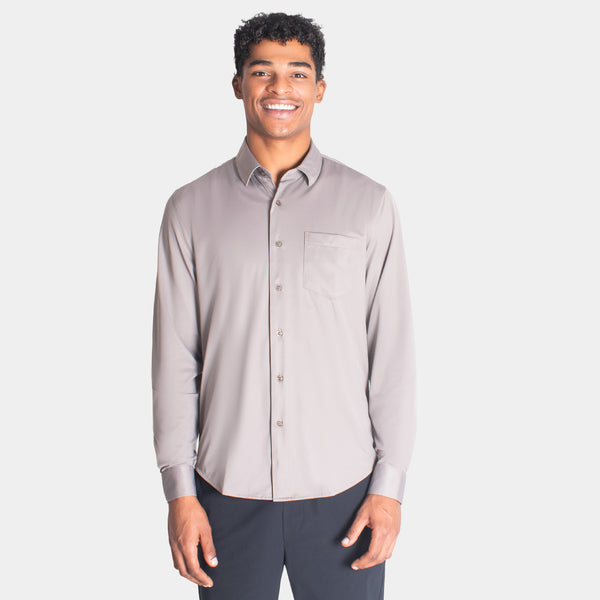 Camisa Stretch Manga Larga