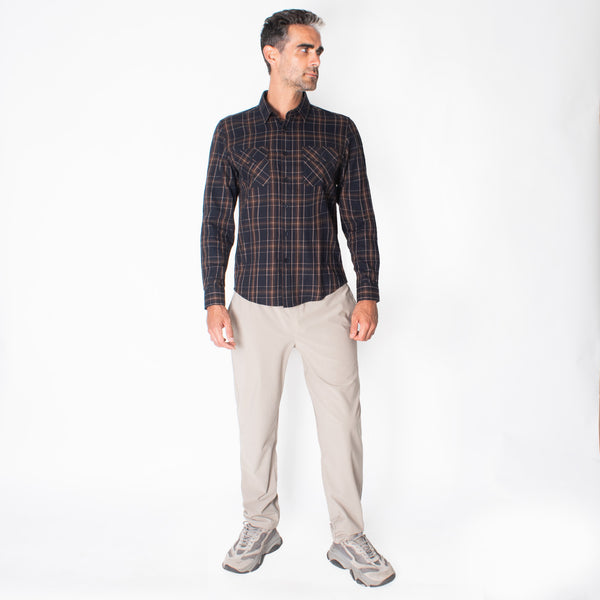 Italian Check Flannel Shirt