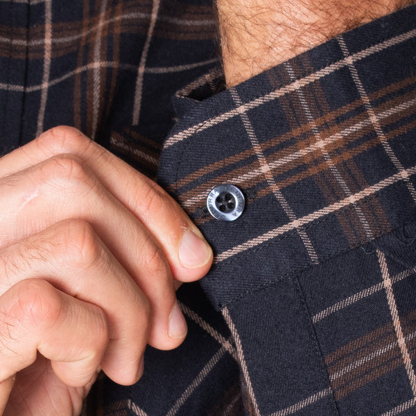 Italian Check Flannel Shirt