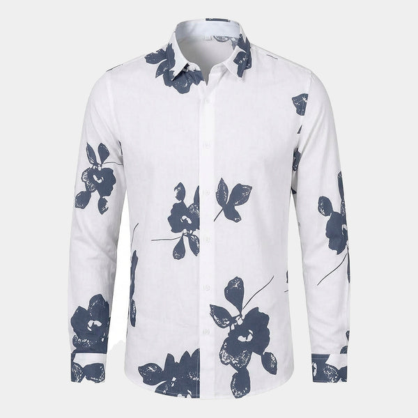 Camisa Generra Manga Larga Estampado Floral 218204