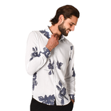 Camisa Generra Manga Larga Estampado Floral 218204