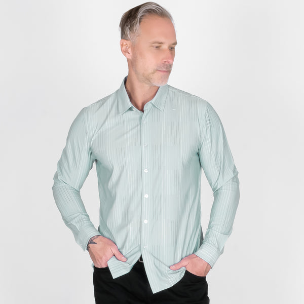 Camisa Hombre Regular Fit | Estampada de Manga Larga