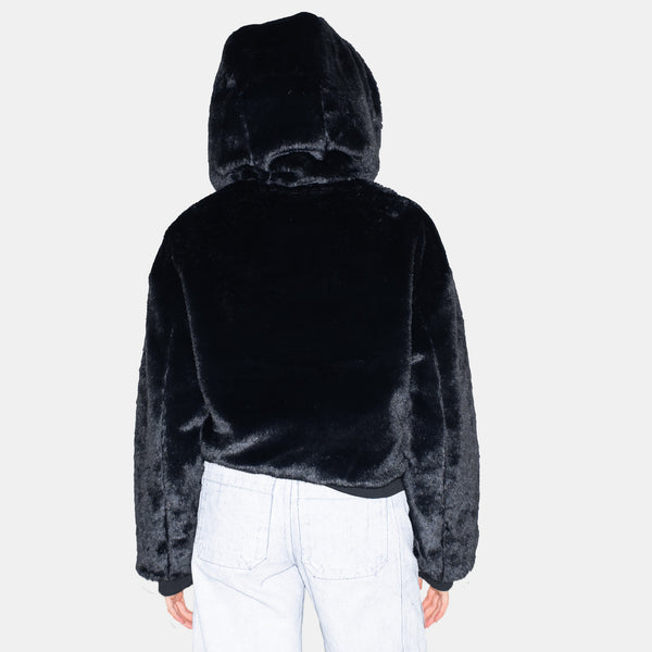 Chamarra Reversible de Peluche para Dama