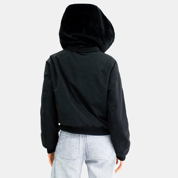 Chamarra Reversible de Peluche para Dama